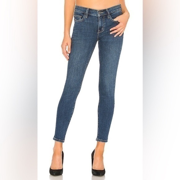 Current/Elliott The Stiletto In 1 Year Worn Stretch Indigo Skinny Jeans 28